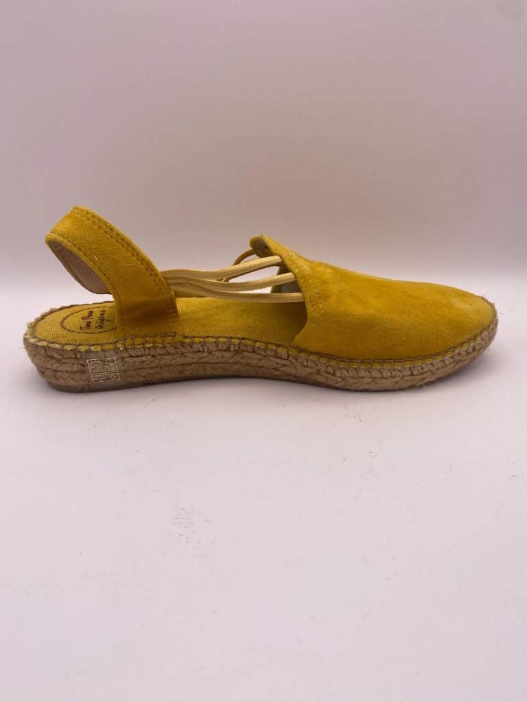 Toni Pons Womens Nuria Mustard Suede Espadrille Sandal Sz 11 — image 8 of 8